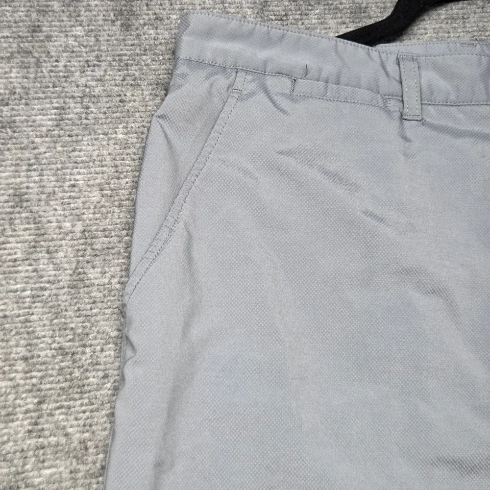 Johnnie-O Prep-Formance Shorts Mens 36 Cloudburst Gray Stretch Golf 9